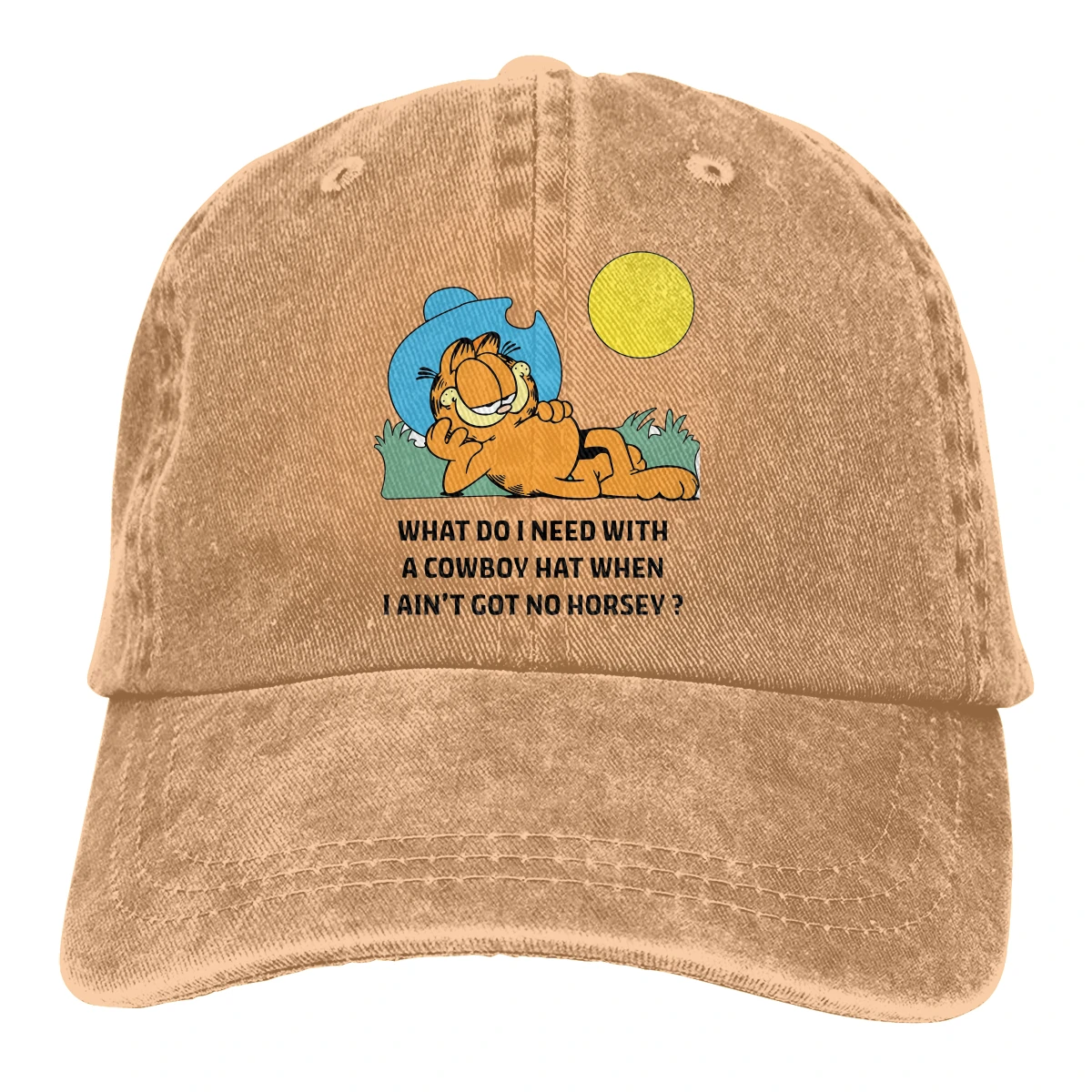

COWBOY The Baseball Cap Peaked capt Sport Unisex Outdoor Custom Anime Garfield Funny Odie Hats