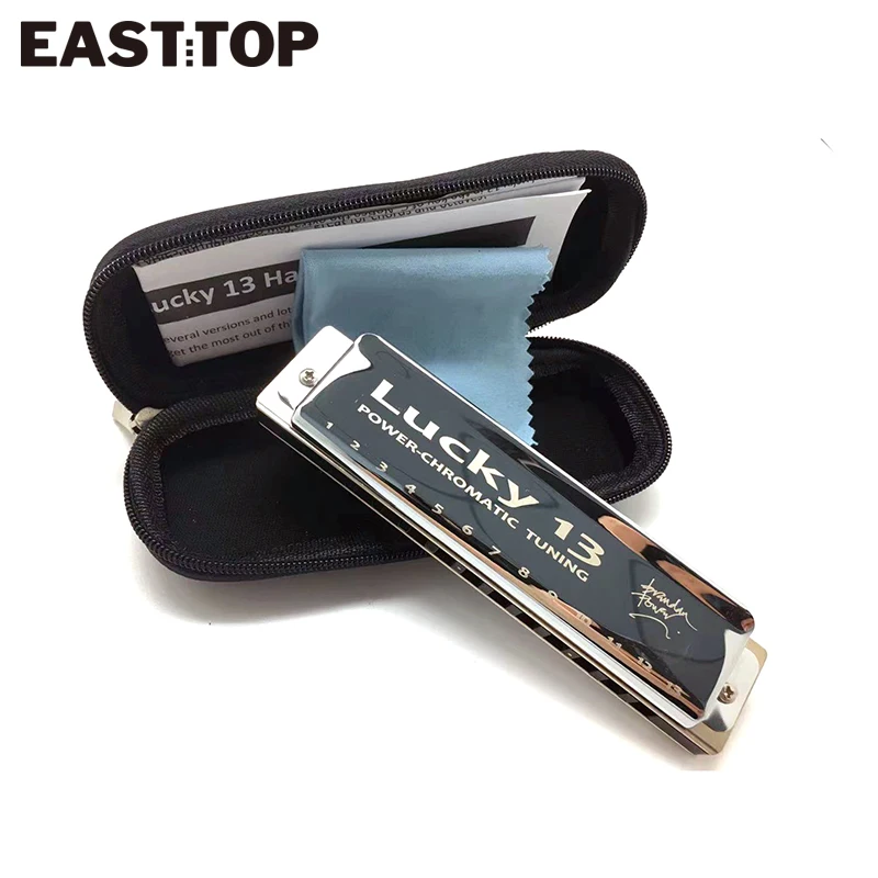 EASTTOP LUCKY 13 PowerChromatic гармоника отверстий C Ключ|Губная гармошка| |