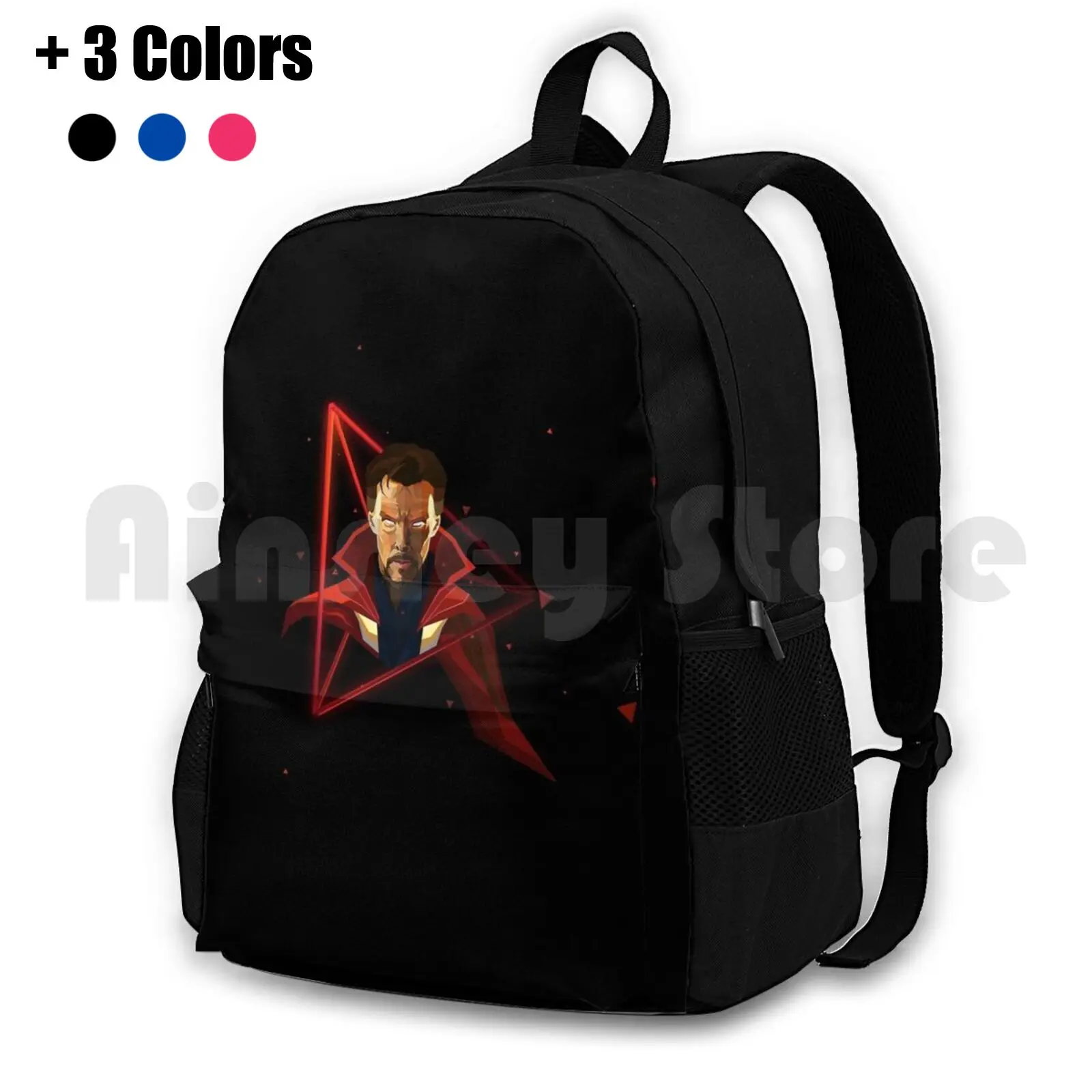 

Strange Outdoor Hiking Backpack Waterproof Camping Travel Comics Movie Superhero