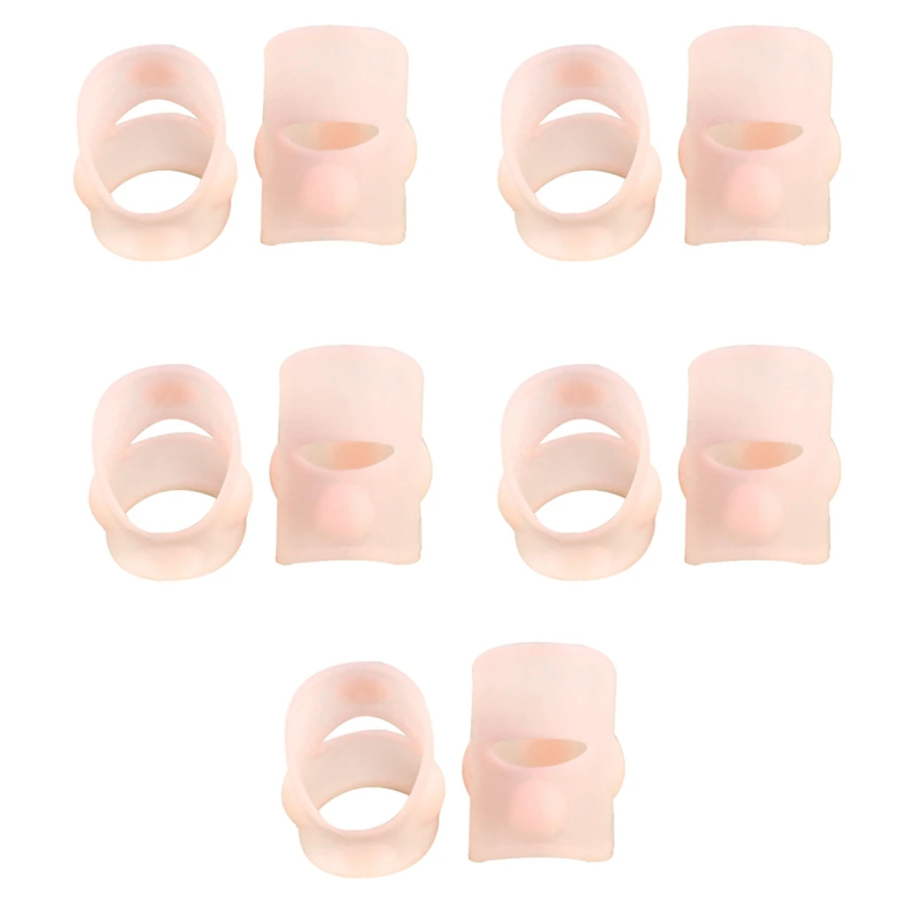 

10pcs Silicone Elastic Ingrown Toenail Corrector Brace Toe Nail Treatment Pedicure Tools Nail Correction Protector Foot Care