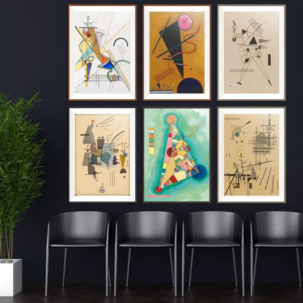 Граффити Небесно Голубой мультфильм абстрактный васли кандински картина маслом