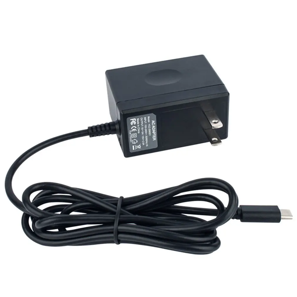 

110-240V AC Adapter Charger 5V 1.5A Travel Charger for Nintend Switch EU/US Plug Charging USB Type C Power Supply Power Adapter