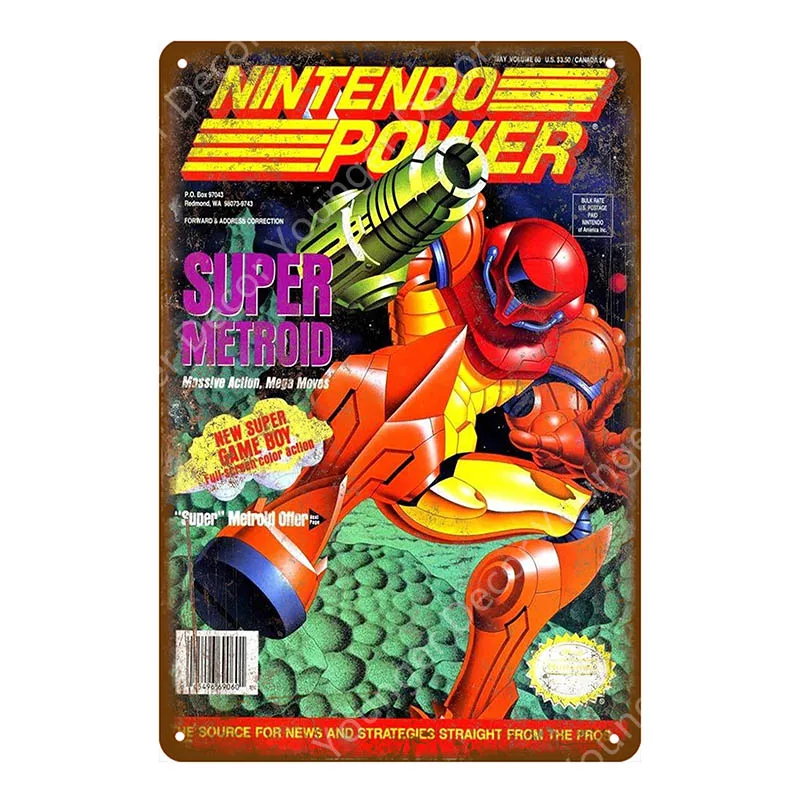 YD8095BI Кино, комикс, видео игра, Yoys Poster Play Gaming, металлические знаки, геймерская наклейка на стену для паба, бара, клуба, домашний декор, мультяшная доска, YI-162 - Цвет: YD8095BI