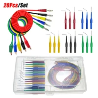 20pcs sg test probes test tool lead probe aid 23500 back probe kit identified probe for auto car accessories diagnostic tools