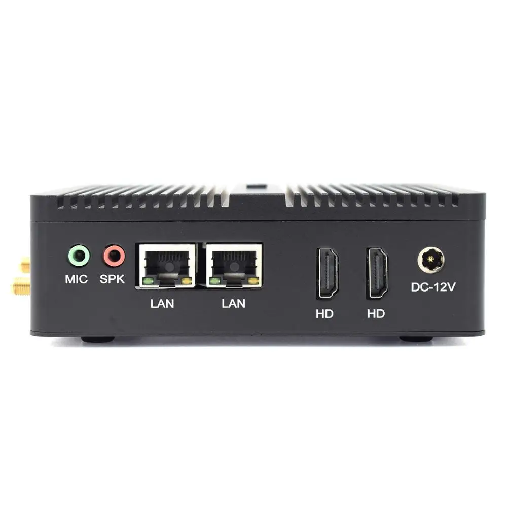 Четырехъядерный процессор Intel Celeron N3160 безвентиляторный мини ПК Windows 10 Linux PFsense