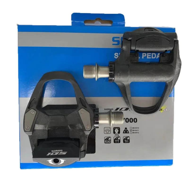 

Genuine ULTEGRA PD R8000 + 105 PD R7000 Carbon Self-Locking SPD Pedals Road Bike with Cleats Pedal SM-SH11 Clipless Pedals