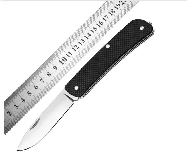 Складной карманный нож WA711 для выживания Sandvik 12C27 Blade G10 ручка со стеклом/окошком
