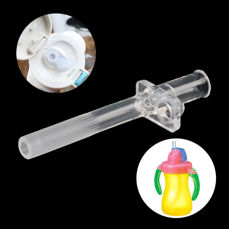 

Baby Straw For Kids Drinking Cup Water Bottle Feeding Soft Silicone Accessories