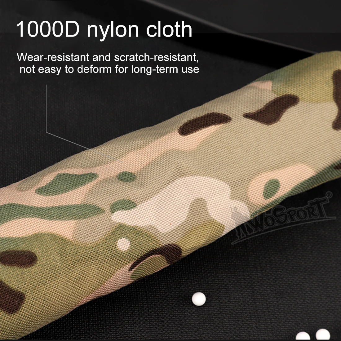 

WST Large Capacity Tactical Folding BB Dart Bags Gel Ball Paintball Storage Pouch - Camouflage