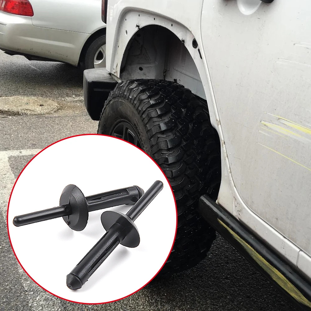 100 шт Пластиковые заклепки зажим для Jeep Grand Cherokee 2005 2010 Liberty 2002 2014 Wrangler 2007 2015