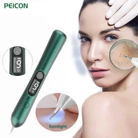 9 gears laser plasma pen skin tag removal mole remover freckles wart tattoo dark spot remover lcd multifunction beauty tool