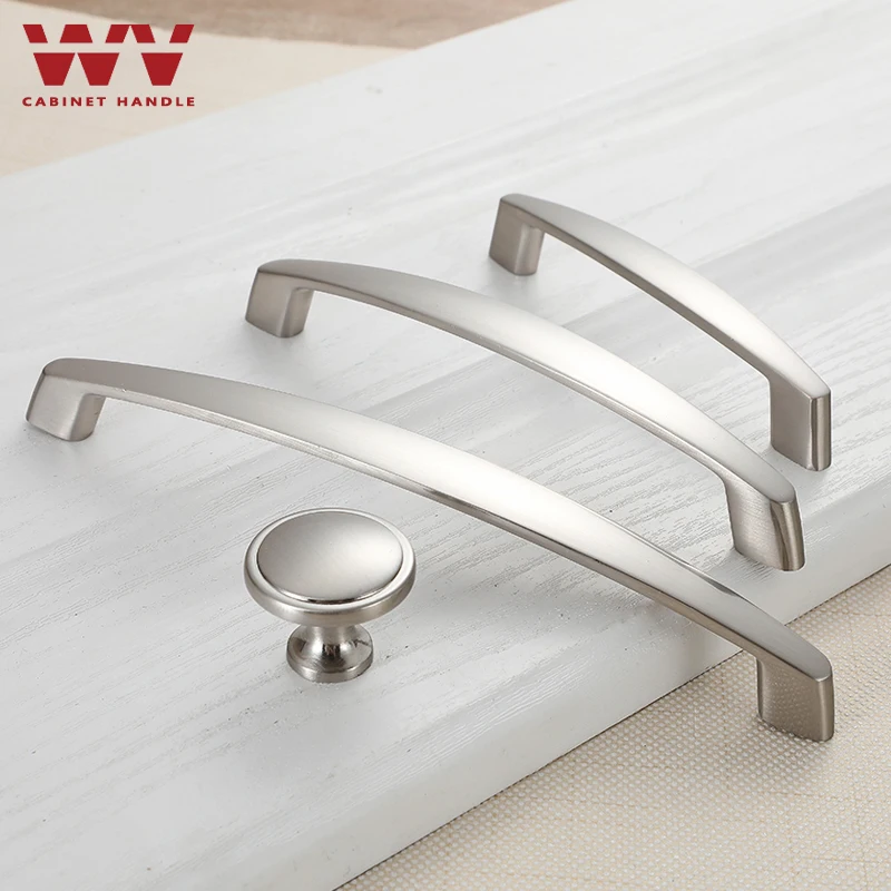 WV современные минималистичные шкафы дверь шкафа Серебряная ручка американский