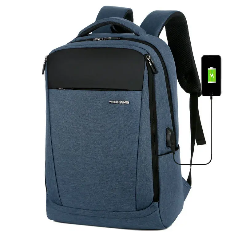 Новый рюкзак для ноутбука мужской офисный мужская деловая сумка унисекс черный