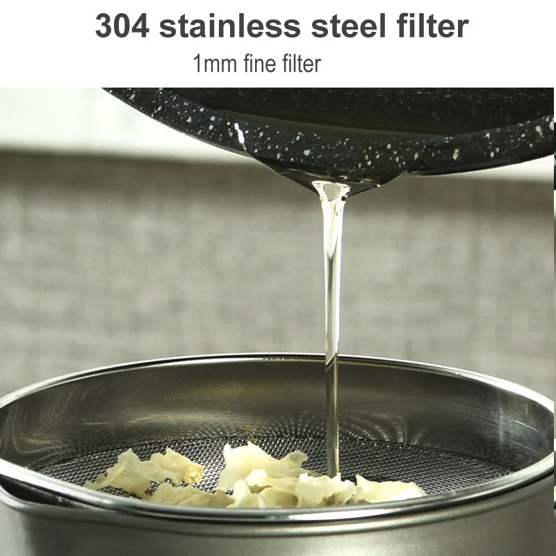 1.7л масляный горшок кухонный диспенсер для масла контейнер с фильтром из