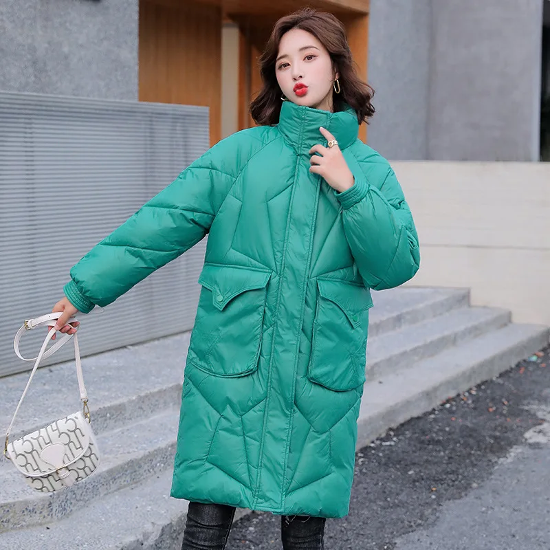 

Winter Jacket for Women Parkas 2020 New Womens Thickening Down Cotton Coat Large size Female Mid Long Cotton Padded Outerwear