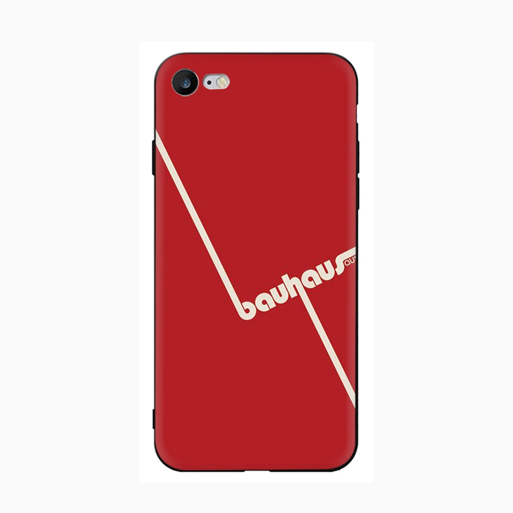 BAUHAUS мягкий силиконовый чехол для телефона iphone 5 5s SE 2020 6 6s 7 8 Plus X XR XS Max 11 Pro |