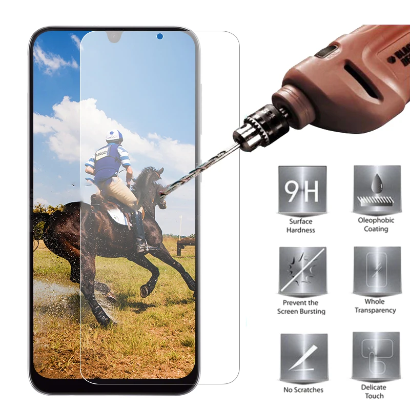 Защитное стекло закаленное для Samsung Galaxy A90/A80/A70/A60/A50/A40/A30/A20|Защитные стёкла и