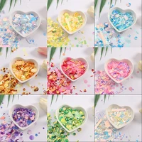 new hot sales10gpack diy sequin for craft mix star flower shell leaf shapes sequins lentejuelas pearls glass seed beads diy app