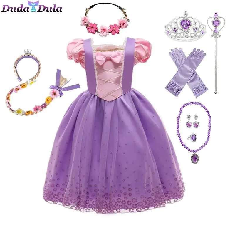 

Princess Sofia Dress for Girl Kids Layerd Dresses Child Party Elegant Birthday Sophia Fancy Cosplay Costumes Children Clothing