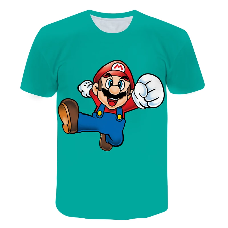 

Latest Harajuku Classic games Super Mario child Boys and girls t shirt Super Smash Bros 3D t-shirt hip hop tshirt streetwear