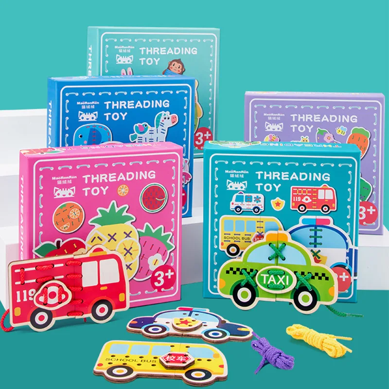

Baby Kids Puzzle Animal Sensory Toys Learning Toddler Puzzle Girls Board Games Juguetes Educational Toys BK50PT