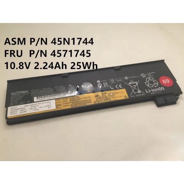 

UGB genuine Lenovo ASM 45N1744 FRU 45N1745 69 Laptop Battery