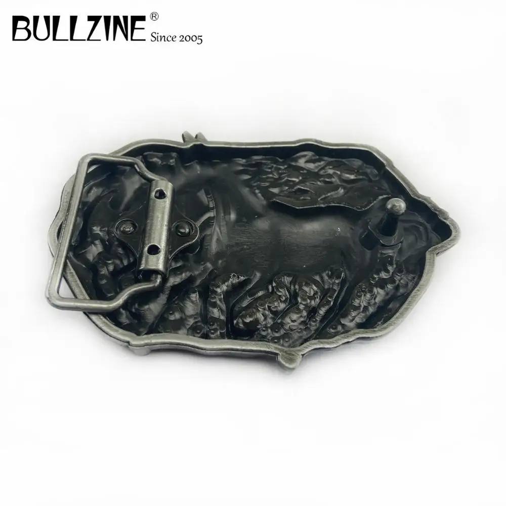 В Bullzine оптовая продажа пояс с изображением лошади натуральная кожа пряжки pewer