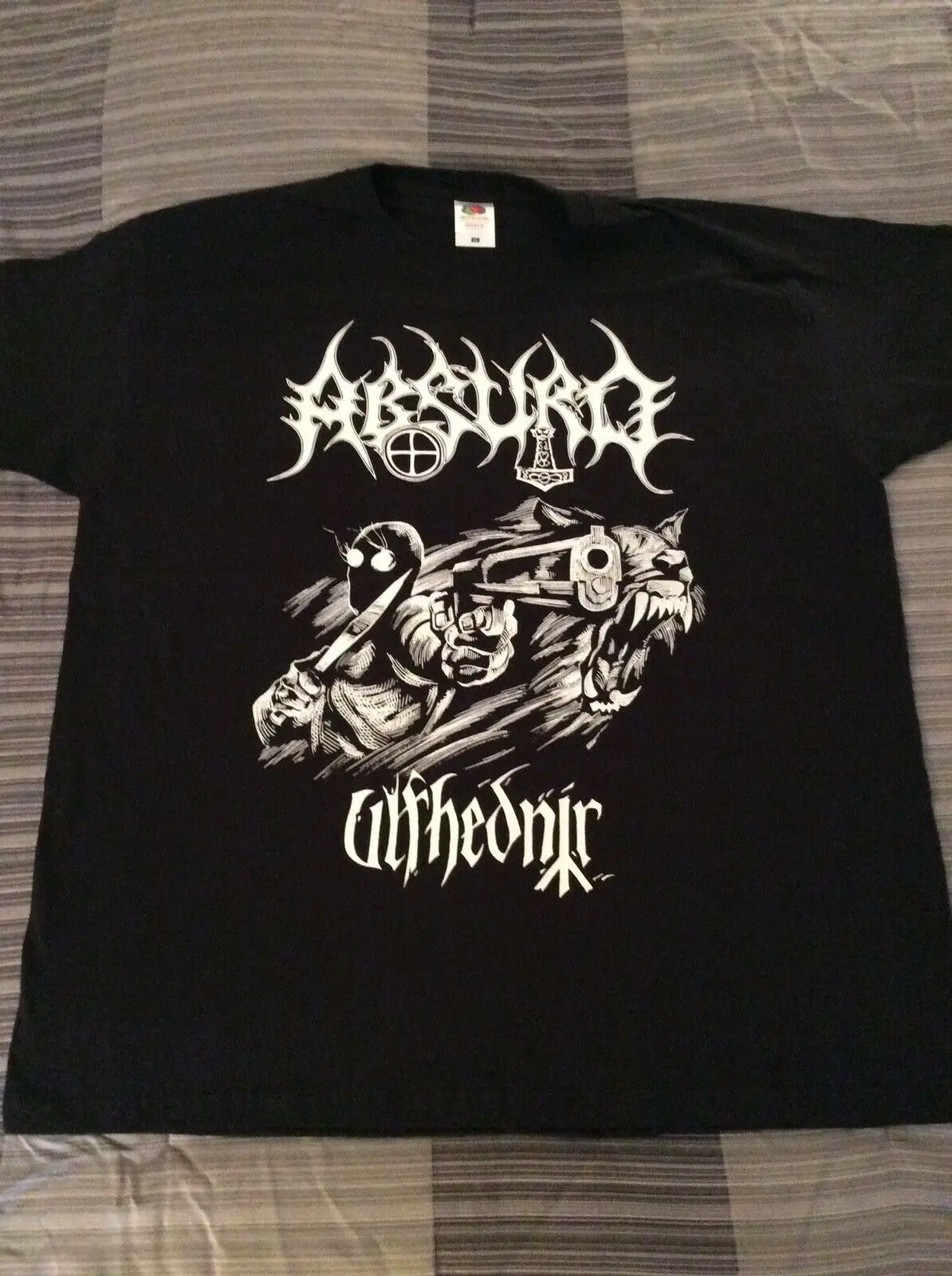 Абсурдная Ulfhednir рубашка XL goатмосферon Taake 1Burzum темный престол Chasm Ulver Tees брендовая