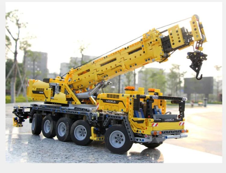 Technic series 42009 мощность двигателя передвижной подъемный кран Mk II модель автомобиля строительные блоки кирпичи 20004 игрушка детский Рождественский подарок