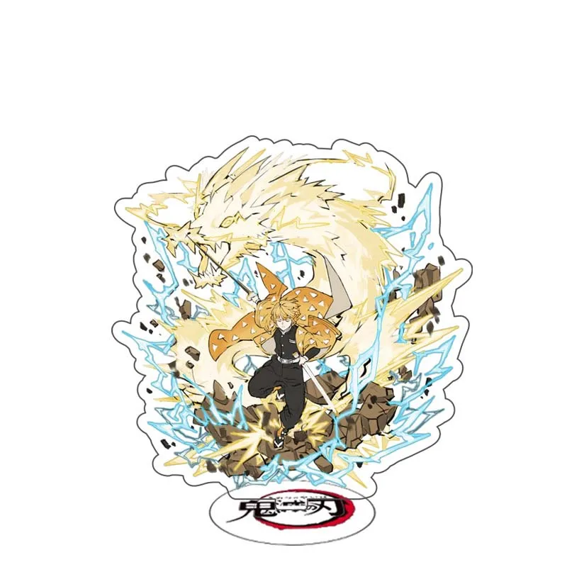 Anime Demon Slayer Stand Kimetsu No Yaiba Kamado Tanjirou Nezuko Kanawo Zenitsu Inosuke Giyuu Acrylic Standing Figure Model Toys |