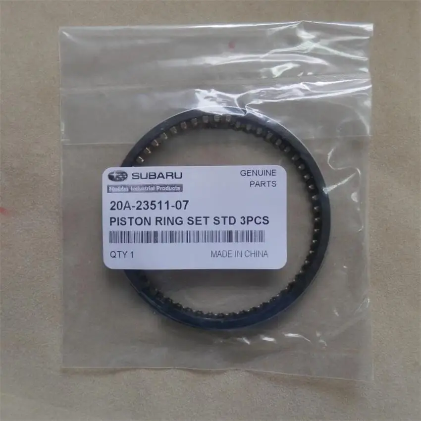 

EX17 PISTON KIT 67MM STD FOR ROBIN SUBARU EX21 EP17 EK17 MK200 & MORE 6.0HP 4 STROKE MOTOR KOLBEN RINGS PIN CLIPS 20A-23401-03