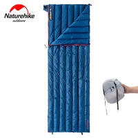 naturehike envelope type sleeping bag white goose down ultralight camping 800fp warm waterproof sleeping bags cw280 nh17y010 r