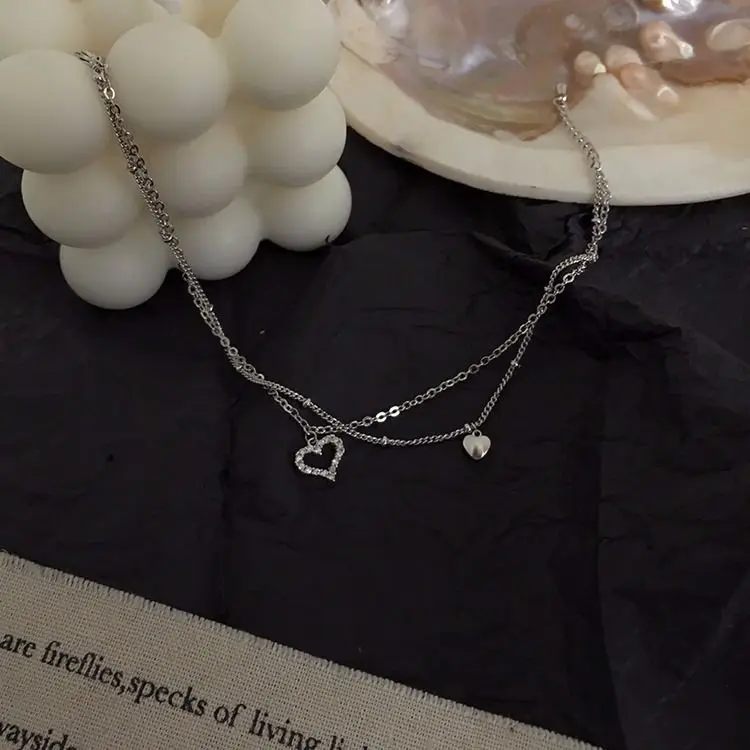 925 Sterling Silver Crystal Heart Shape Charm Bracelet &amp Bangle Anklet For Women Jewelry SL322 | Украшения и аксессуары