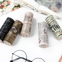 original english postmark retro poster and paper tape 10cm wide washi tape for decoration