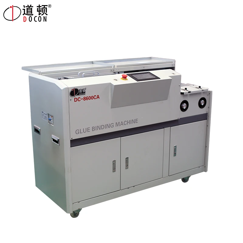 Автоматическая идеальная переплетная машина для горячего клея книг боковая
