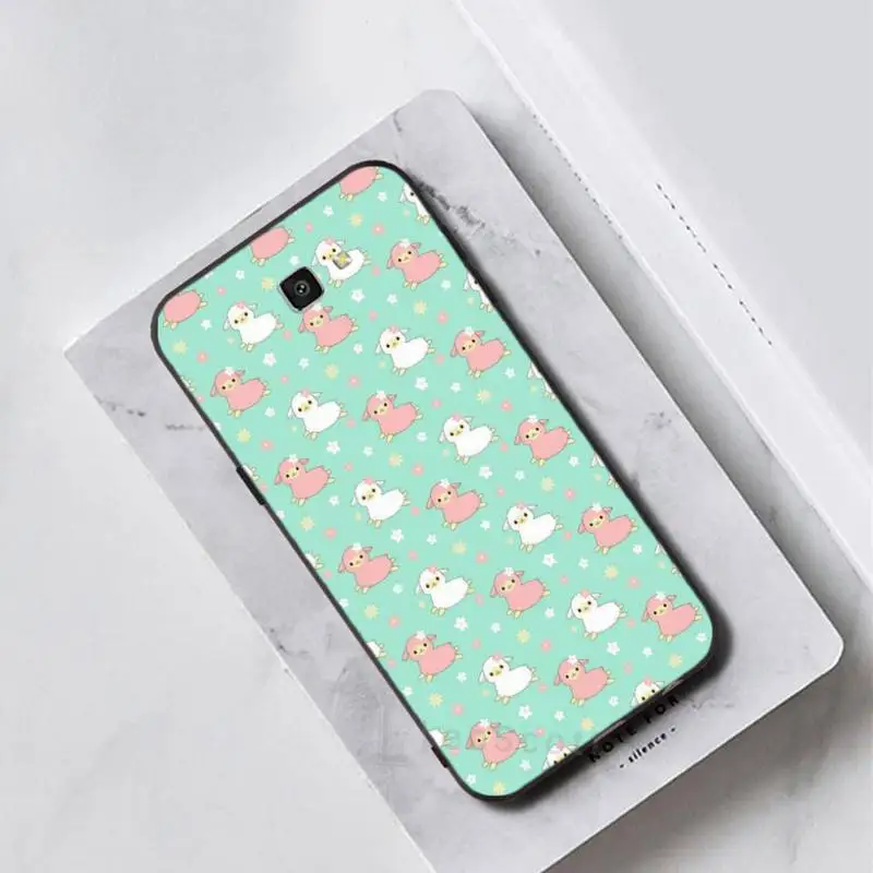 

Cute cartoon little alpaca Phone Case For Samsung galaxy A S note 6 7 8 9 10 20 30 50 51 70 edge plus lite