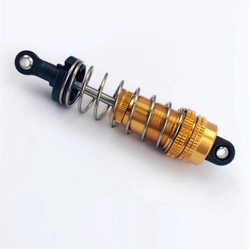 

2Pcs Metal Shock Absorber Damper for WLtoys 144001 1/14 & 1set Metal Wave Box Gear Box Upper and Lower Cover 144001-1254