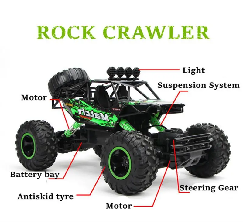 1:12 4WD RC Car Update 2.4G Radio Remote Control High Speed Truck Off-Road Toys for Children | Игрушки и хобби