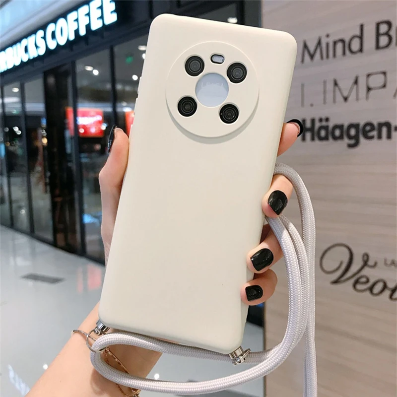 

Силиконовый защитный чехол для телефона Honor 9X 8X X10 Max 9 10 Lite 20 Pro 30 Lite V 20 30 Pro 40, диагональный чехол из ТПУ для троса