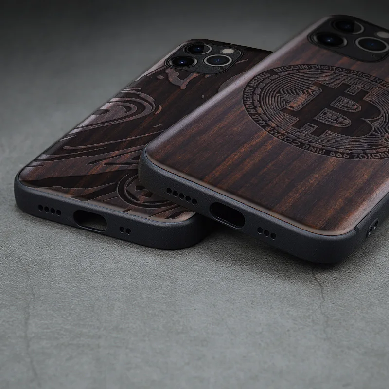 carveit for iphone 13 7 8 plus 12 mini 11 pro max x xs xr se2020 wood original case phone accessory hull back cover wooden shell free global shipping