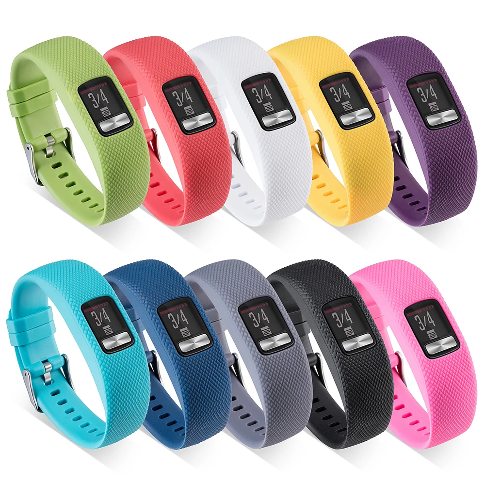 

Мягкий ремешок, браслет для GARMIN VIVOFIT 4 Vivofit4, браслет, Смарт-часы, фитнес-трекер активности, сменный ремешок на запястье S