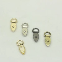 4pc10x36mm leaf d buckle metal handbag strap clasp keyring dog chain hooks side connector diy leather craft sewing accessories