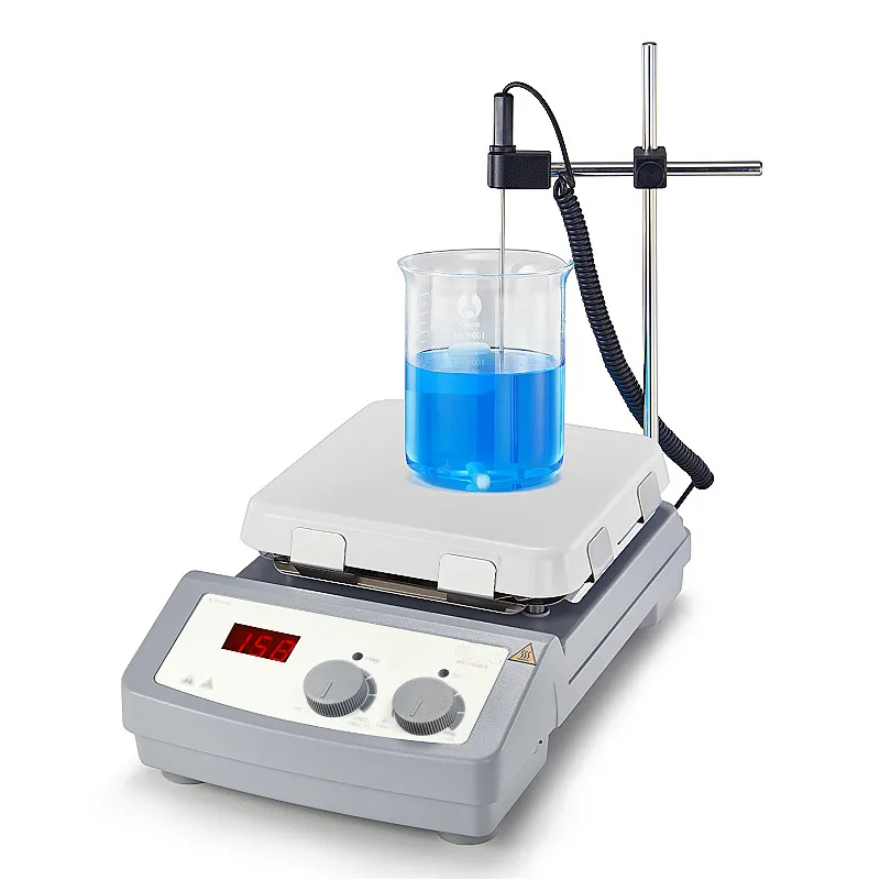Магнитная мешалка плита посылка приходит с Температура Сенсор Макс. Помешивая
