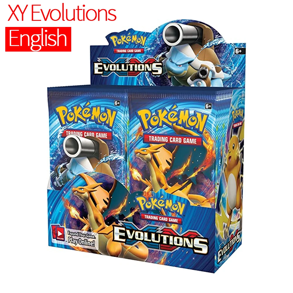 Caja Sellada completa de Pokemon Sword y Xy Evolution, cartas de Pokemon, regalo de cumplea&ntilde;os, nueva-0