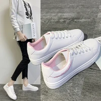 new fashion woman sneakers for women lace up mens casual shoes spring leather shoes casual girls shoes breathable sneakers women