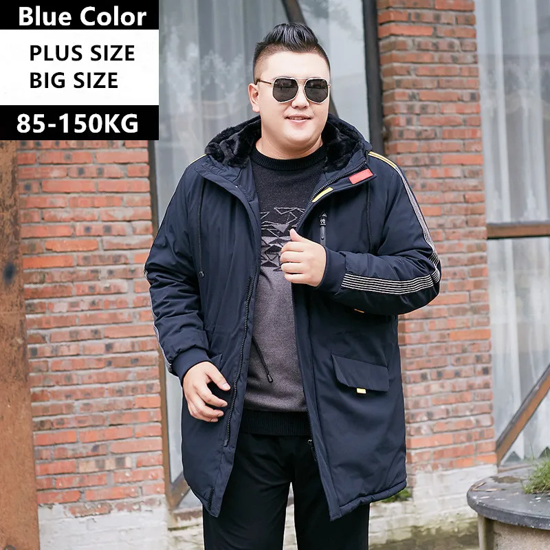 Зимнее пальто на толстой подкладке для мужчин с длинным 2020 мужские Куртки цвет: