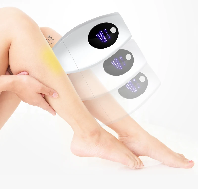

600000 flash professional permanent IPL Laser Depilator LCD laser hair removal Photoepilator women painless hair remover machine