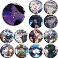 wandering witch the journey of elaina japanese anime elaina metal badge brooch pin buttons collection holiday gifts cosplay