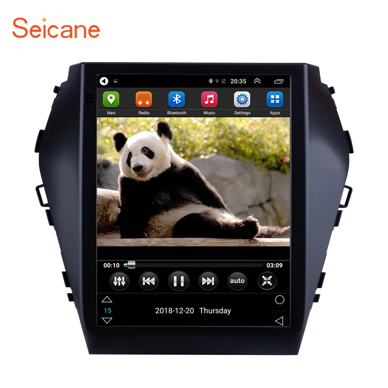 Seicane 9 7 дюймов Android 1 автомобильный радиоприемник для 2015 2016 2017 Hyundai Santafe IX45 GPS