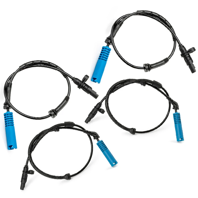 

4PCS New Front Rear Left Right ABS Wheel Speed Sensor For BMW X5 E53 3.0i 4.4i 4.6is Repair 34526756379 34526756380 34526760533